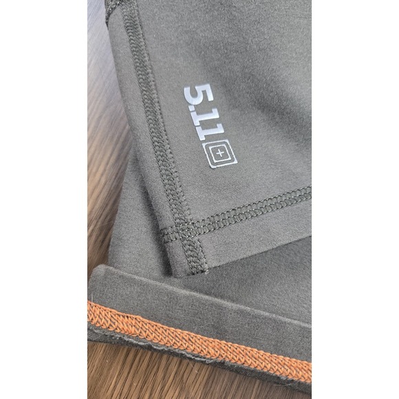 5.11 Tactical Cropped Leggings Raven Range Green Women's Medium Belt‎ Loops - Picture 8 of 9